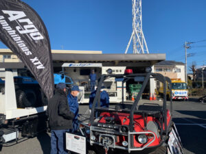 1月29日に開催された「第37回越谷市・越ヶ谷地区合同総合防災訓練」にARGOを出展しました！