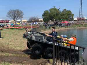 3月31日に越谷市の出羽公園で開催された「出羽チューリップコミュニティフェスタ2024」にARGOを出展しました！